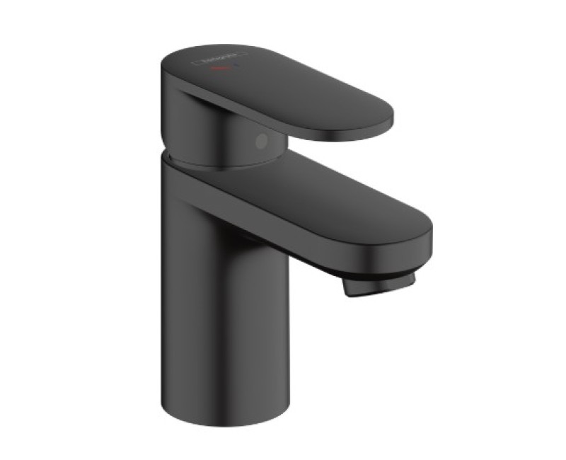Смеситель для раковины Hansgrohe Vernis Blend 70 CoolStart с pop up клапаном 71584670 Черный матовый