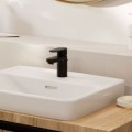 Смеситель для раковины Hansgrohe Vernis Blend 70 CoolStart с pop up клапаном 71584670 Черный матовый