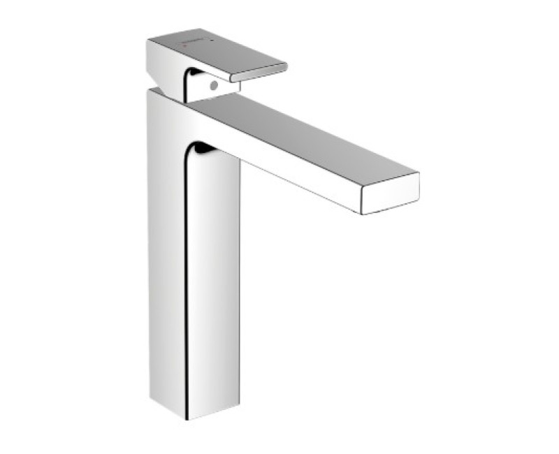 Смеситель для раковины Hansgrohe Vernis Shape 190 с pop up клапаном 71591000 Хром