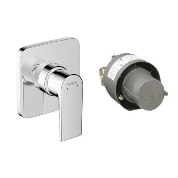 Dušas maisītājs Hansgrohe Vernis Shape iebūvējams ar iebūvējamo daļu Hromēts 71662000