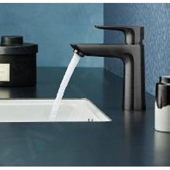 Izlietnes maisītājs Hansgrohe Talis E 110 CoolStart  ar pop up izplūdi melns matēts 71713670