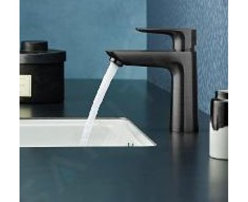 Izlietnes maisītājs Hansgrohe Talis E 110 CoolStart  ar pop up izplūdi melns matēts 71713670