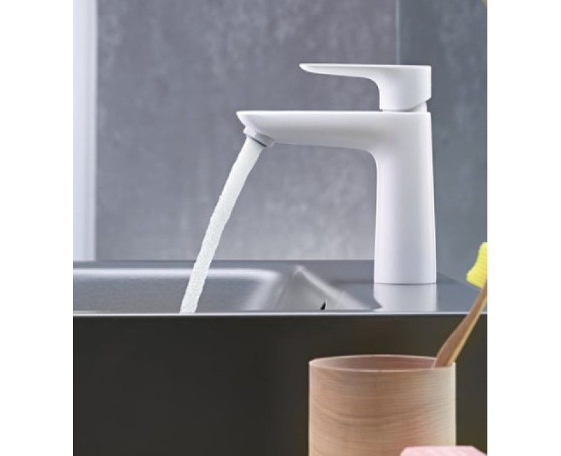 Смеситель для раковины Hansgrohe Talis E 110 CoolStart 71714700 Белый матовый