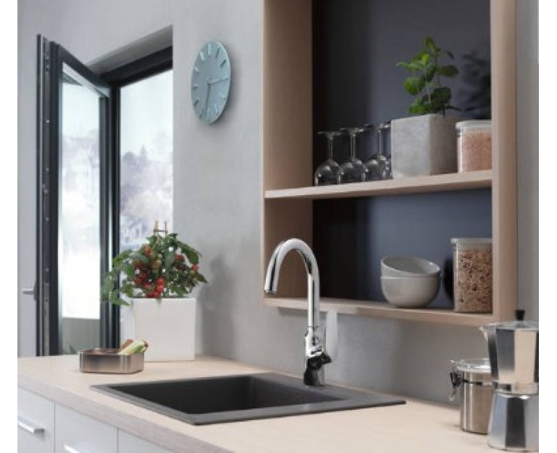 Virtuves maisītājs Hansgrohe Focus M42, 220 1j  71802000 Hromēts