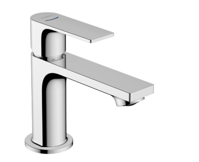 Смеситель для раковины Hansgrohe Rebris E Pillar 80 для холодной или регулируемой воды 72506000 хром