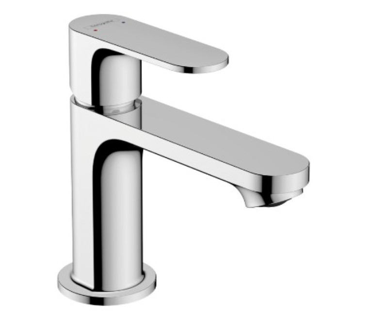 Смеситель для раковины Hansgrohe Rebris S 80 с pop up клапаном 72510000 Хром