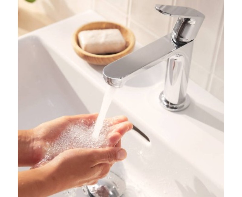 Смеситель для раковины Hansgrohe Rebris S 80 CoolStart 72514000 Хром
