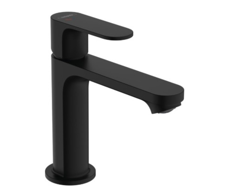 Izlietnes maisītājs Hansgrohe Rebris S 110 CoolStart ar pop up izplūdi 72527670 Melns Matēts