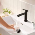 Izlietnes maisītājs Hansgrohe Rebris S 110 CoolStart ar pop up izplūdi 72527670 Melns Matēts