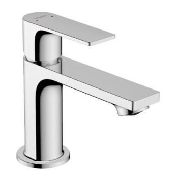 Izlietnes maisītājs Hansgrohe Rebris E 80 ar pop un vārstu 72550000 Hromēts