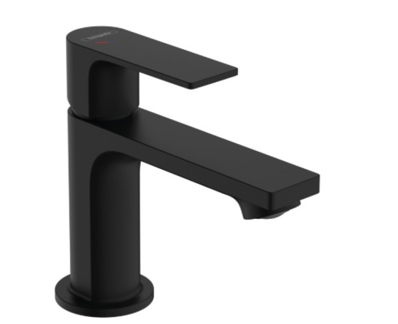 Izlietnes maisītājs Hansgrohe Rebris E 80 CoolStart ar pop up izplūdi 72553670 Melns matēts