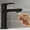 Izlietnes maisītājs Hansgrohe Rebris E 110 CoolStart 72560670 melns matēts