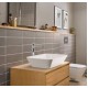 Izlietnes maisītājs Hansgrohe Rebris 240 CoolStart ar pop up izolūdi 72581000 Hromēts