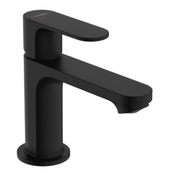 Izlietnes maisītājs Hansgrohe Rebris S 80 CoolStart EcoSmart+ ar pop up izplūdi 72586670 Melns matēts