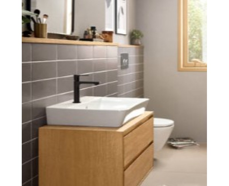 Izlietnes maisītājs Hansgrohe Rebis110 CoolStart EcoSmart+ Ar pop up Izplūdi 72589670 Melns Matēts