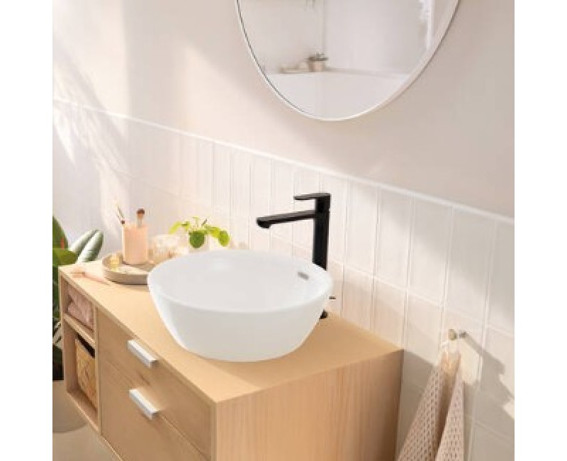 Izlietnes maisītājs Hansgrohe Rebris S 240 CoolStart EcoSmart+ ar pop up izplūdi 72590670 Melns matēts