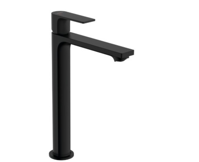 Izlietnes maisītājs Hansgrohe Rebris E 240 CoolStart EcoSmart+ ar pop up izplūdi 72591670 Melns matēts