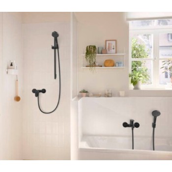 Dušas maisītājs Hansgrohe  Rebris S shower 2 flow 72643670 Matēts Melns