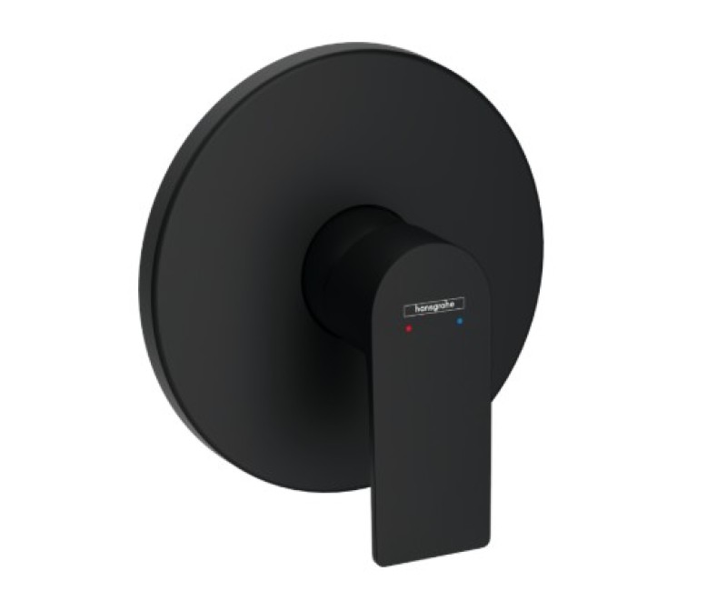 Dušas maisītājs Hansgrohe Rebris E iebūvējams Melns Matēts 72668670