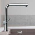 Virtuves maisītājs Hansgrohe Talis M54 270 izvelkams ar sBox Hromēts 72809000
