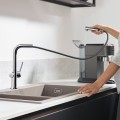 Virtuves maisītājs Hansgrohe Talis M54 270 izvelkams ar sBox Hromēts 72809000