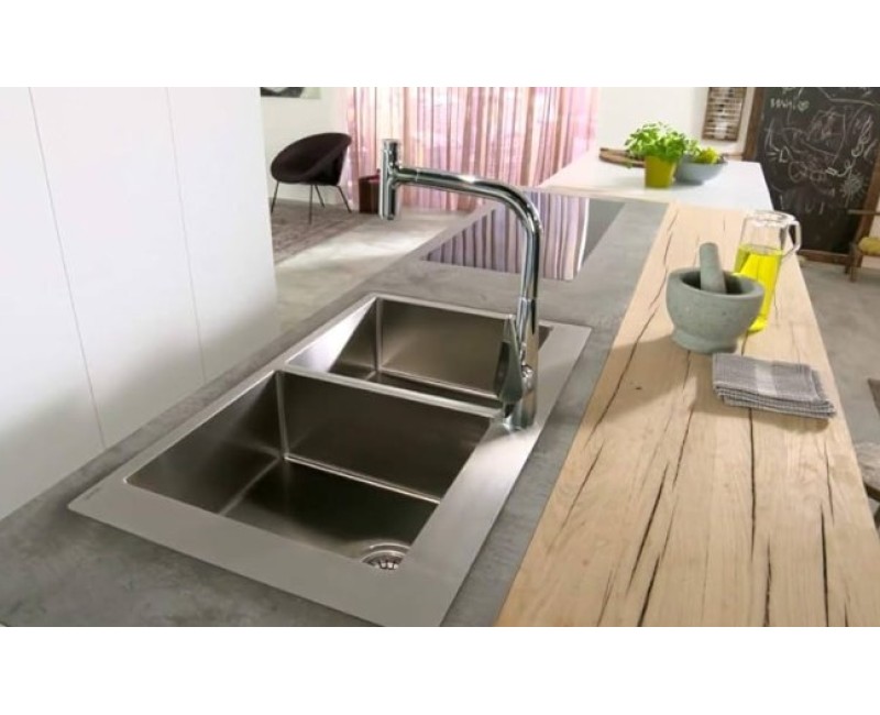 Virtuves maisītājs Hansgrohe Talis Select M51 220 izvelkams Hromēts 72824000