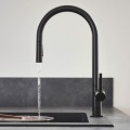 Смеситель для кухни Hansgrohe Talis M54 210, EcoSmart выдвижной 2jet черный матовый 72842670