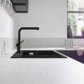Смеситель для кухни Hansgrohe Talis 270 EcoSmart 1jet выдвижная головка 72845670 Черный матовый