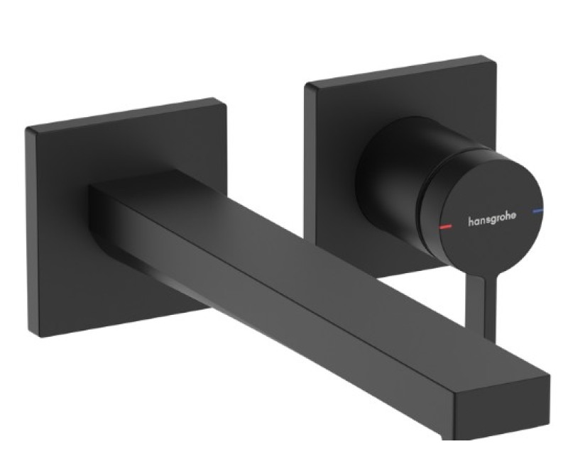 Izlietnes maisītājs Hansgrohe Tecturis E EcoSmart+ iebūvējams 73051670 Melns matēts