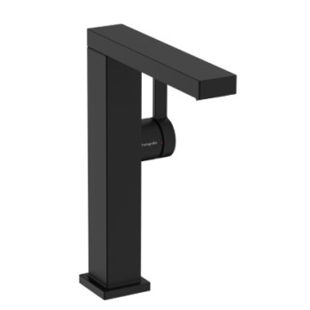 Izlietnes maisītājs Hansgrohe Tecturis E 210 Fine CoolStart EcoSmart+ ar push-open izplūdi un grozāmu izteku 73060670 Melns Matēts