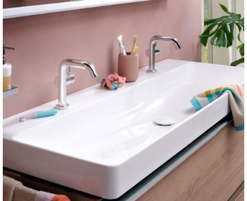 Смеситель для раковины Hansgrohe Tecturis S 110 Fine CoolStart EcoSmart+ 73321000 хром