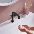 Смеситель для раковины Hansgrohe Tecturis S 110 Fine CoolStart EcoSmart+  73321670 Черный матовый