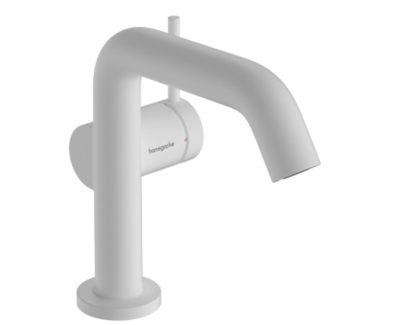 Смеситель для раковины Hansgrohe Tecturis S 110 Fine CoolStart EcoSmart+  73321700 Белый матовый