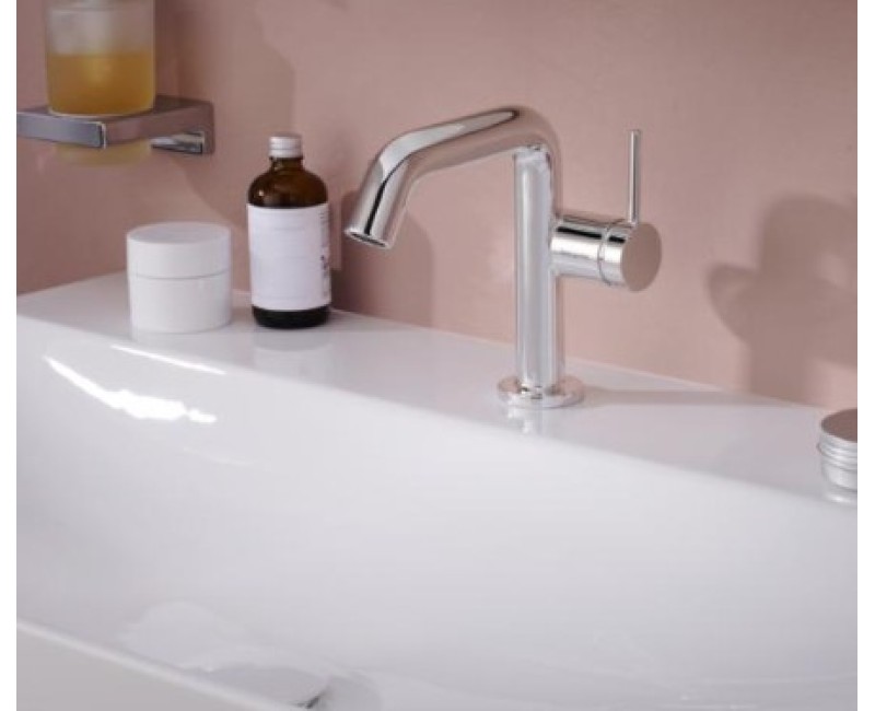 Смеситель для раковины Hansgrohe Tecturis S 110 Fine CoolStart  с push-open клапаном 73322000 хром