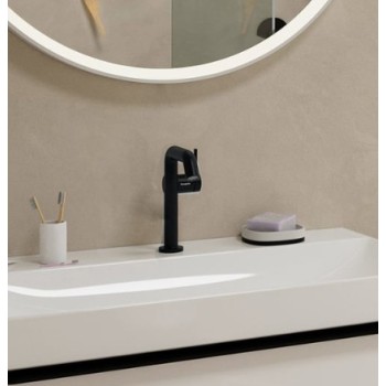 Izlietnes maisītājs Hansgrohe Tecturis S 150 Fine CoolStart EcoSmart+ ar push-open 73340670 Melns matēts