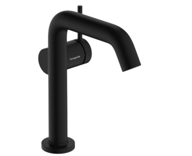 Смеситель для раковины Hansgrohe Tecturis S 150 Fine CoolStart EcoSmart+ 73341670 Черный матовый
