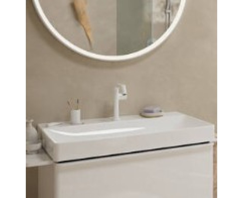 Смеситель для раковины Hansgrohe Tecturis S 150 Fine CoolStart EcoSmart+ 73341700 Белый матовый