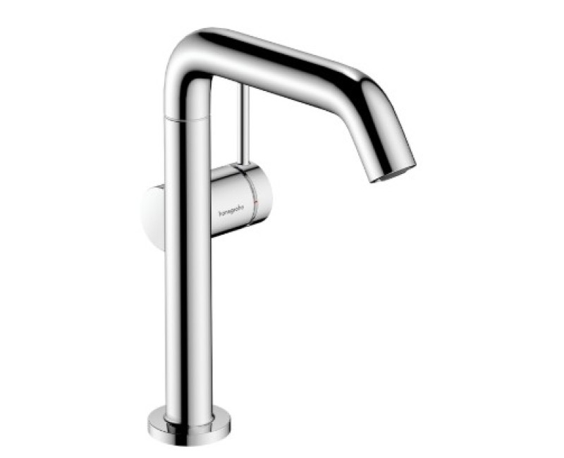 Смеситель для раковины Hansgrohe Tecturis S 210 Fine CoolStart EcoSmart+  с push-open клапаном 73360000 хром