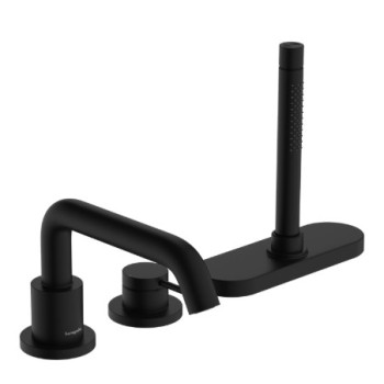 Vannas / Dušas maisītājs Hansgrohe Tecturis S  uz vannas malas ar sBox 73447670 Melns Matēts