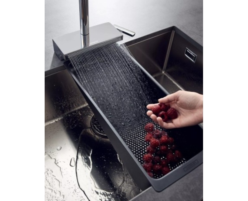 Смеситель для кухни Hansgrohe Aquno Sel M81 KM 170 3-позиционный выдвижной излив 73837800 Stainless Steel Finish