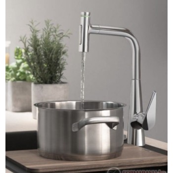 Virtuves maisītājs Hansgrohe Talis Select M51 300 2j izvelkamu galvu sBox  73867000 Hromēts