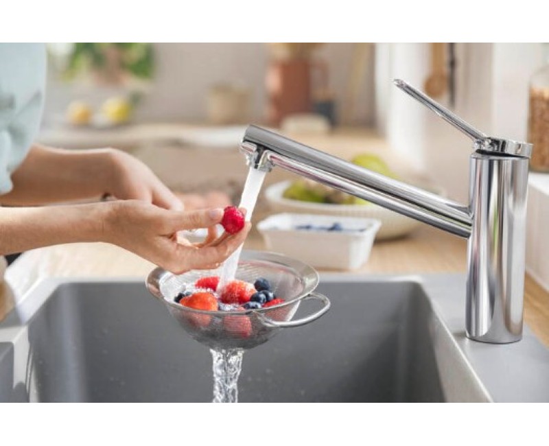 Virtuves maisītājs Hansgrohe Zesis M33 KM 150 CoolStart EcoSelection 1jet 74813000 Hromēts