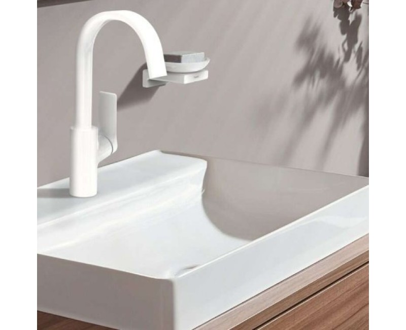 Смеситель для раковины Hansgrohe Vivenis 210 с поворотным изливом 75032700 Белый матовый