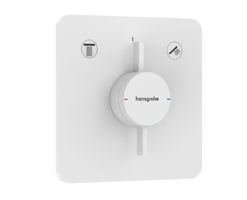 Смеситель для ванны/душа Hansgrohe DuoTurn Q Встраиваемый Белый Матовый