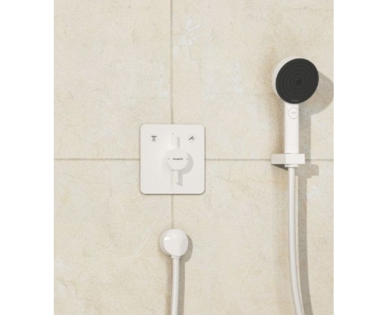 Смеситель для ванны/душа Hansgrohe DuoTurn Q Встраиваемый Белый Матовый