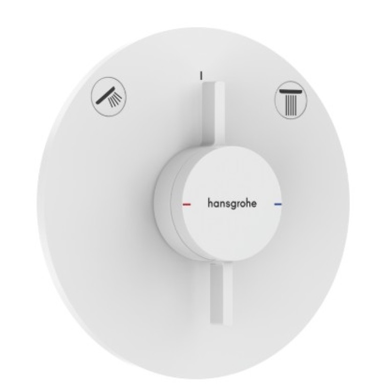 Смеситель для душа Hansgrohe DuoTurn S встраиваемый Белый Матовый 75418700