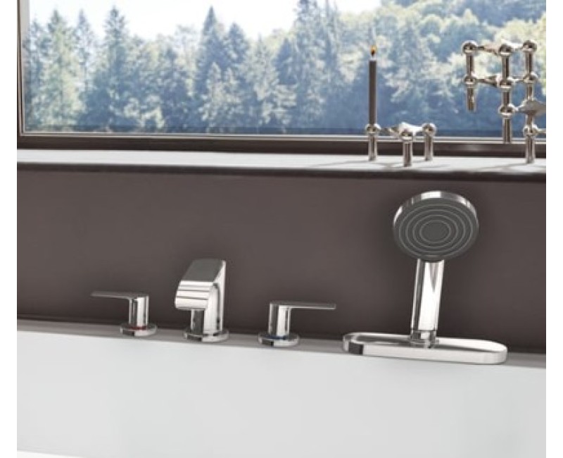 Смеситель для ванны/душа Hansgrohe Vivenis на ободке ванны, хром