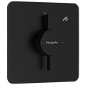 Смеситель для душа Hansgrohe DuoTurn Q встраиваемый черный матовый 75614670