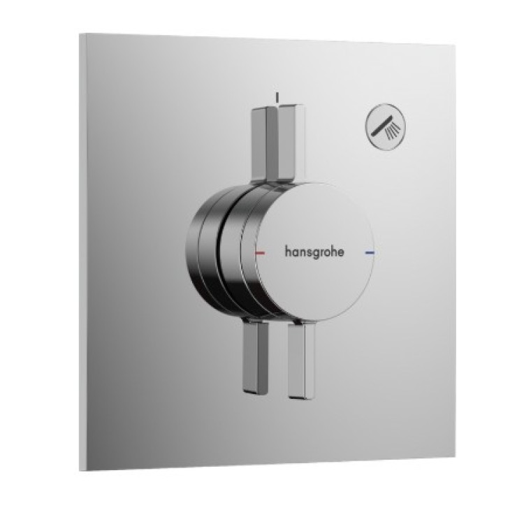 Dušas maisītājs Hansgrohe DuoTurn Q iebūvējams Hromēts 75617000 Dušas maisītājs Hansgrohe DuoTurn Q iebūvējams Hromēts 75617000