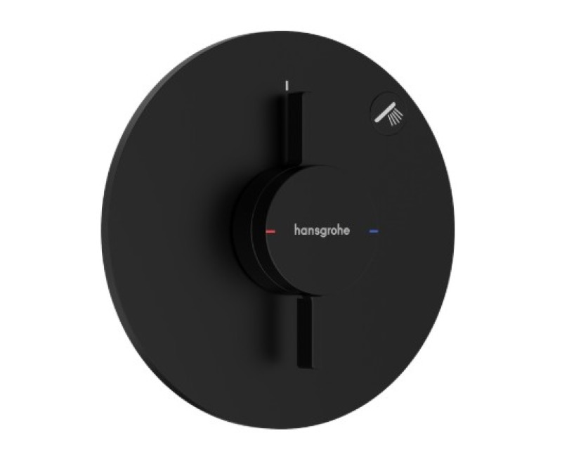 Смеситель для душа Hansgrohe DuoTurn S встраиваемый черный матовый 75618670